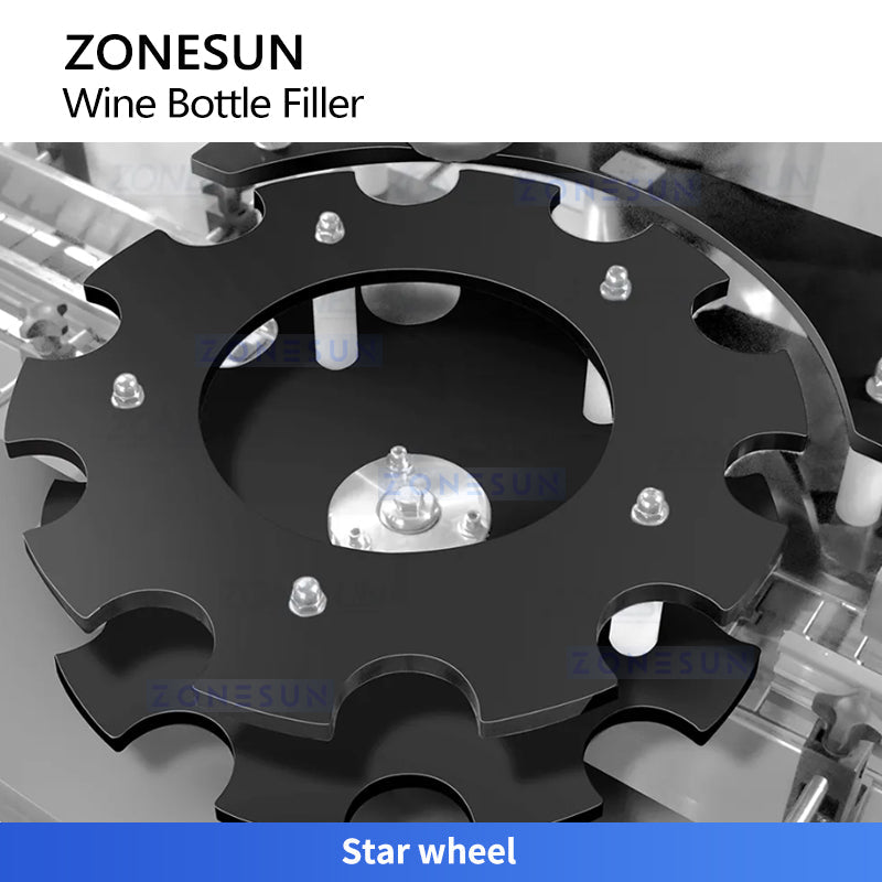 Zonesun ZS-AFC883W Automatic Wine Bottle Rinsing Filling and Corking Machine