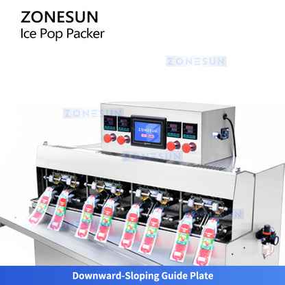 Zonesun ZS-FS8 Automatic 8‑Head Ice Pop Packing Machine