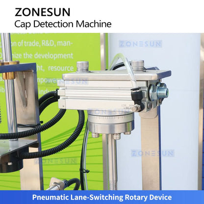 ZONESUN ZS-MD2 Automatic Cap Detection Machine for Tilted Cap Loose Cap & Foil Liner Inspection System
