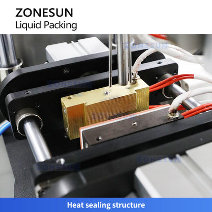 ZONESUN ZS-FS120H Automatic Vertical Liquid Stick Packing Machine VFFS Sachet Filling Sealing Equipment