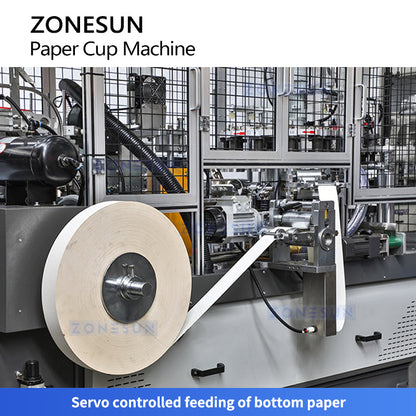 ZONESUN ZS‑PC1 Automatic Paper Cup Making Machine Disposable Cup Production Equipment