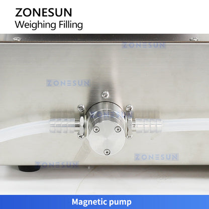 Zonesun ZS‑MPW1 Magnetic Drive Weigh Filling Machine for Drinks