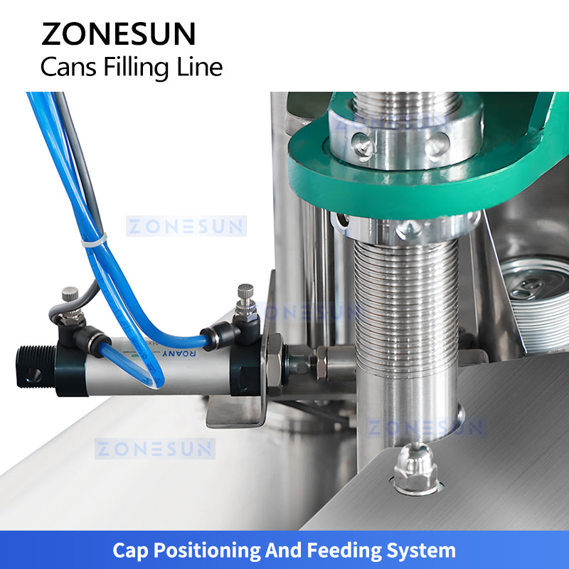 ZONESUN ZS-FAL180A11 Automatic Isobaric Can Filling & Seaming Machine Line