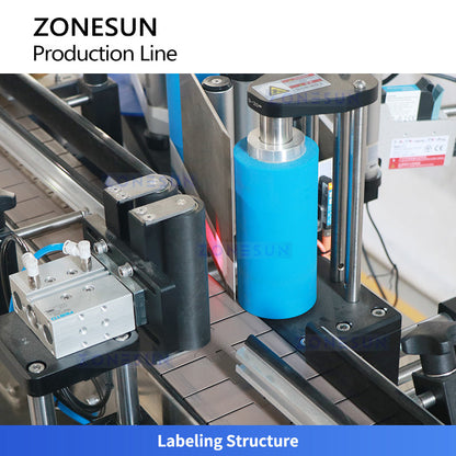 ZONESUN ZS-FAL180G3 Automatic Serums Production Line Essential oils Filling Capping Labeling Equipment