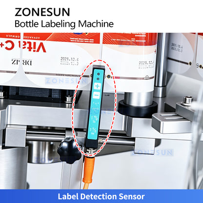 Zonesun ZS-TB806 Halbautomatische zweiseitige Etikettiermaschine