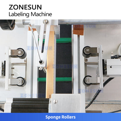 ZONESUN ZS-TB833F Corner Labeling Machine for Cosmetic Box Security Sealing Labeler