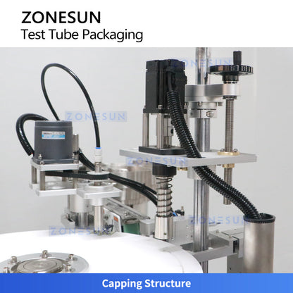 ZONESUN ZS-AFC36 Test Tube Liquid Filling and Capping Machine Cam System Monoblock for Solvents Labs