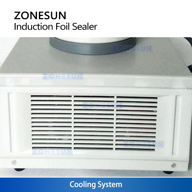 ZONESUN ZS-FK500 Induction Sealing Machine For Aluminum Foil PP PET HDPE 50–130mm