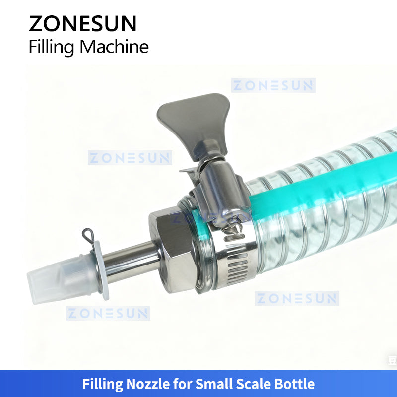 ZONESUN ZS-DTFP2 Semi Automatic Paste Filling Machine for Sauce Cream Honey