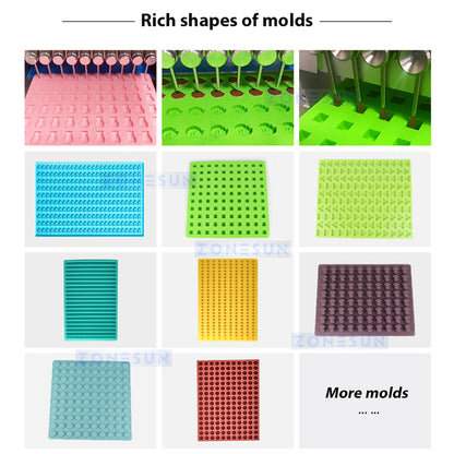 ZONESUN ZS-GD10 Semi-automatic Candy Chocolate Depositing Machine