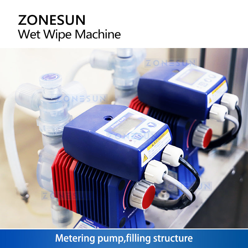 Zonesun ZS-WZJP4 Automatic Wet Wipe Packaging Machine