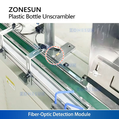 ZONESUN ZS-LP250S Robotic Bottle Unscrambler for Irregular Plastic Containers