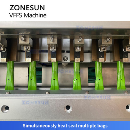 Zonesun ZS-FSFM6 High‑Speed 6‑Lane VFFS Powder Bagger Filling Machine