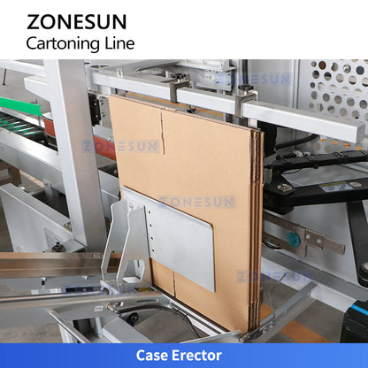 Zonesun ZS-FAL180V5 Cartoning Line with Integrated Packing and Sealing
