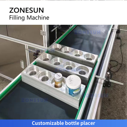 Zonesun ZS‑JRF4 Four‑Head Servo‑Driven Heated Piston Filling Machine
