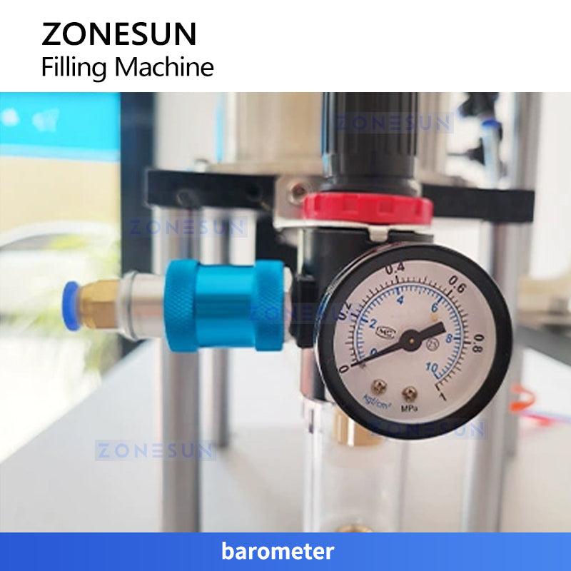 Zonesun ZS‑YTZL500Q Pneumatic Perfume Vacuum Filling Machine
