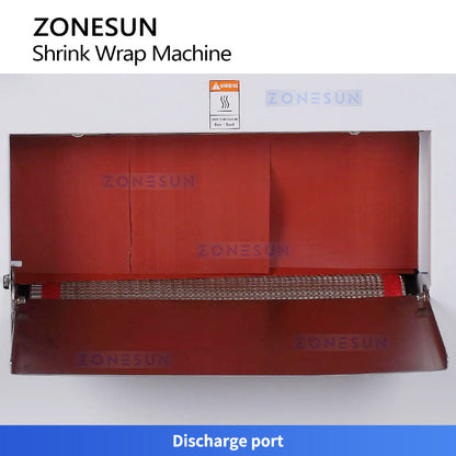 ZONESUN ZS-FQ400 Semi Automatic Shrink Wrapping Machine L-Type Sealing Wrapper Bottles Boxes Cartons Packaging