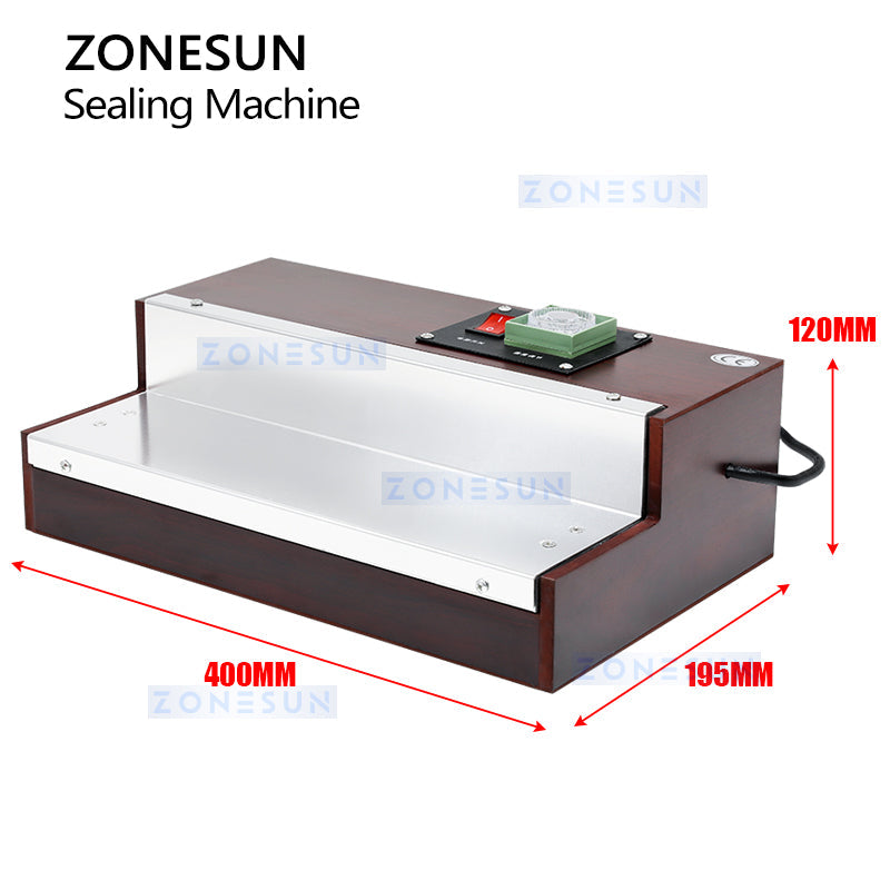 ZONESUN ZS‑FM10 Manual Cellophane Heat Sealer
