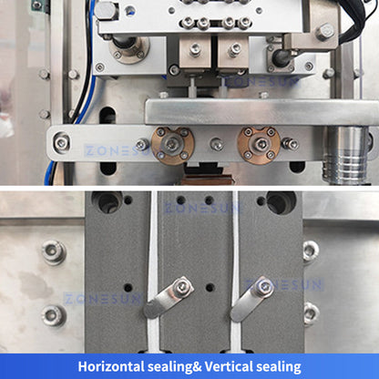 ZONESUN ZS-FSFM2 Dual-Lane Stick Sachet Ultrasonic Powder Filling Sealing Packing Machine
