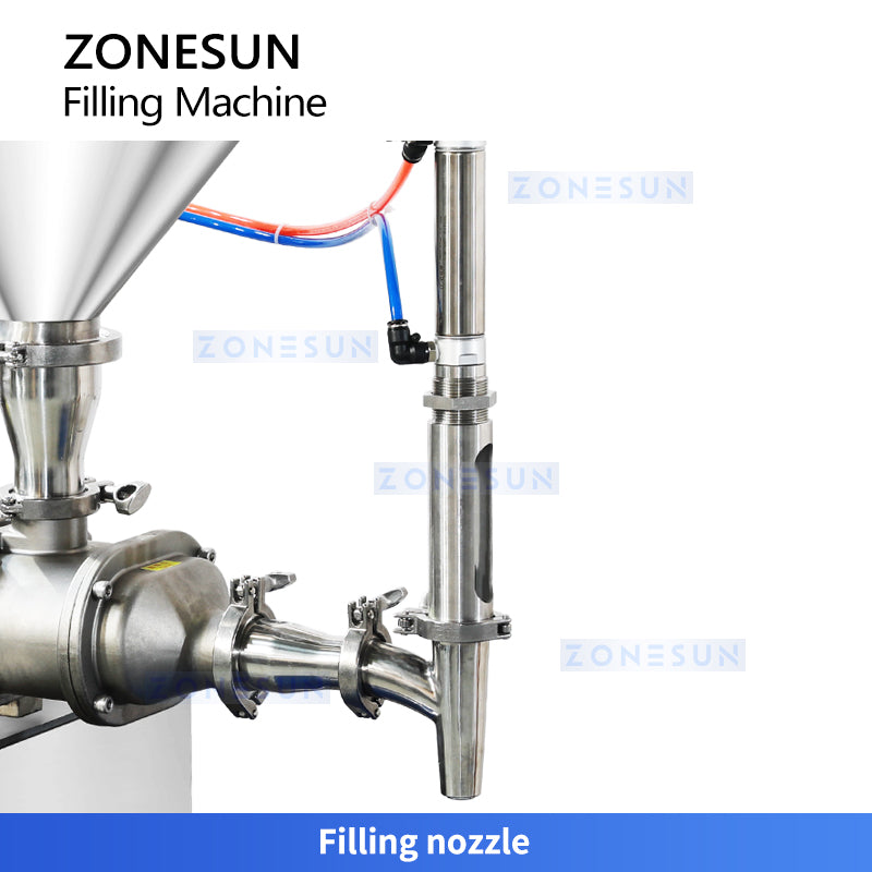 Zonesun ZS-TSP5A Screw Pump Filler for Thick Liquids with Particles