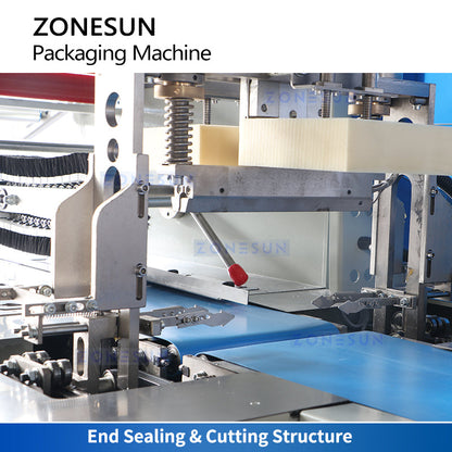 Zonesun ZS‑ZB600W Servo‑Driven Horizontal Flow Wrapping Machine