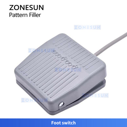 ZONESUN ZS-PGF4 Multi-Color Cream Filling Machine for Swirl Cushion Cosmetics Paste Filler