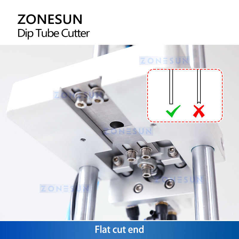 ZONESUN ZS-JG300 Pneumatic Dip Tube Cutter for Perfume Bottles