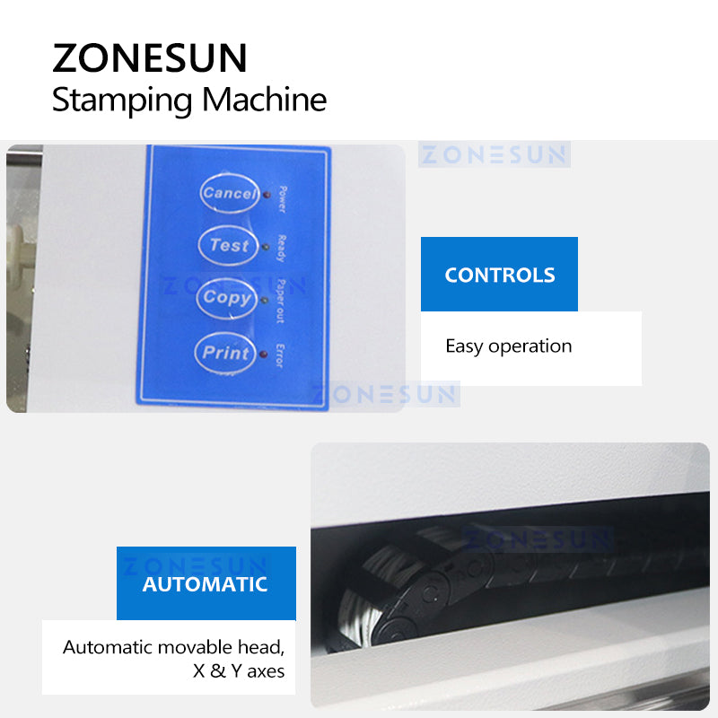 ZONESUN ZS-8025D Digital Hot Foil Stamping Machine