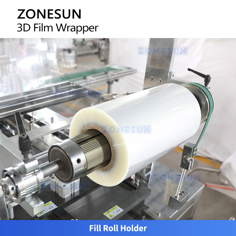 ZONESUN ZS-TD400 Automatic 3D Cellophane Wrapping Machine for Cosmetics and Boxes