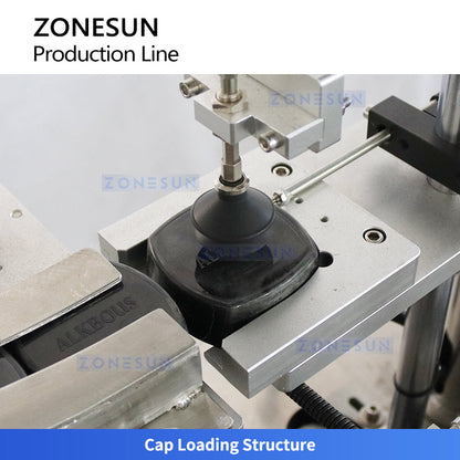 ZONESUN ZS-FAL180G7 Powder Bottle Filling and Labeling Line for Coffee & Spices
