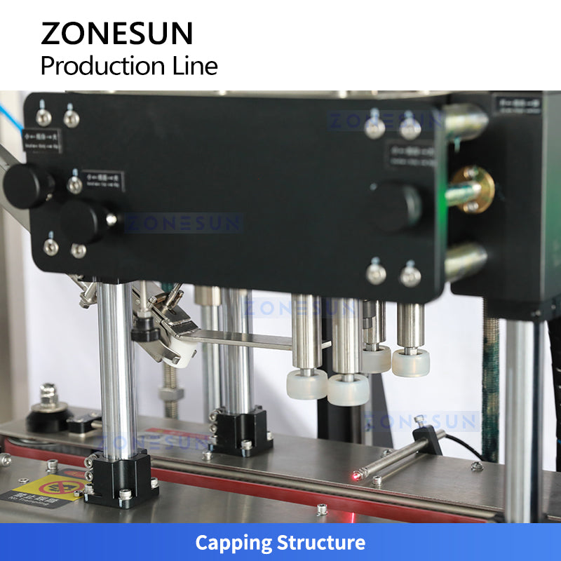 ZONESUN ZS-FAL180V2 Face Cream Packaging Production Line Filling Capping Labeling Machine Line for Cosmetic Bottle Automatic Skincare Production