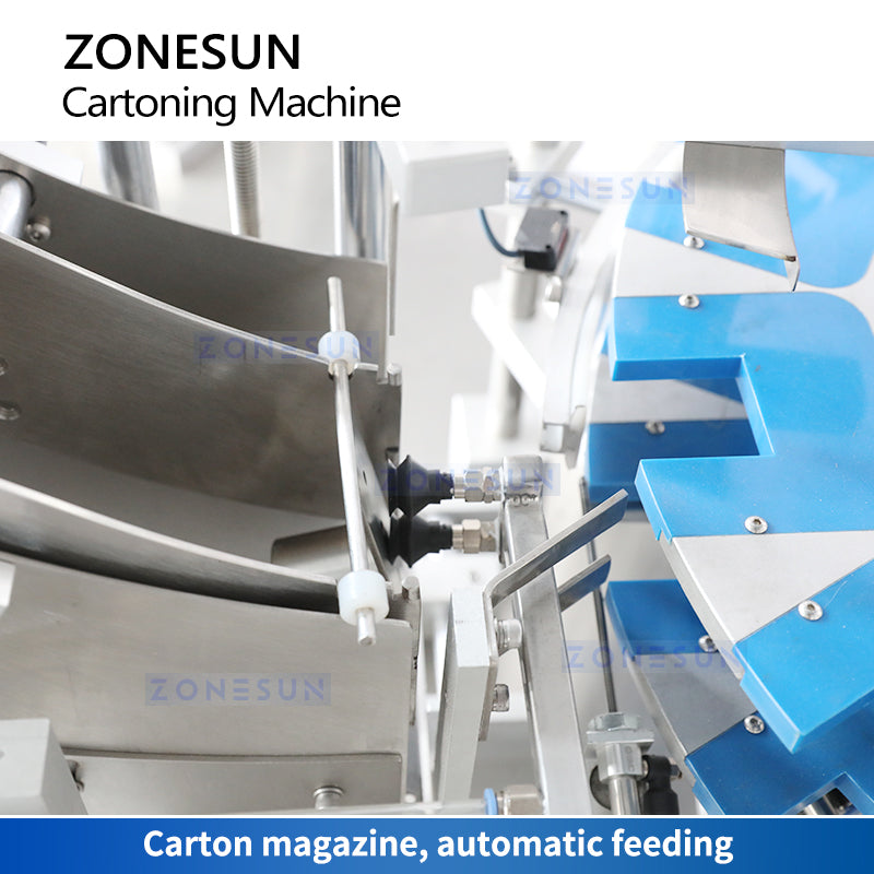 ZONESUN ZS-MSZH50L Auto Vertical Cartoning and Box Sealing Machine