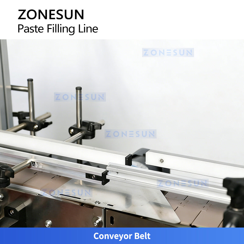ZONESUN ZS-FAL180C8 Máquina de llenado, tapado y etiquetado de pasta de escritorio con 2 boquillas