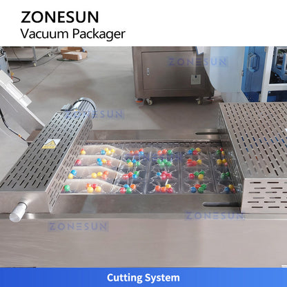 ZONESUN ZS-DLZ420 Automatic Product Vacuum Shrink Packaging Machine