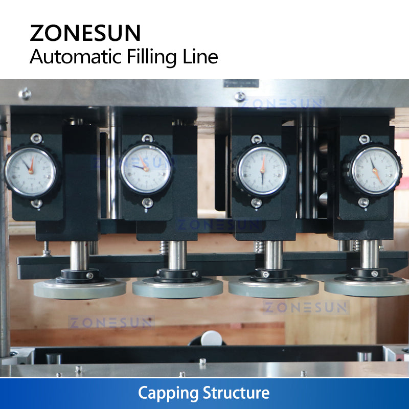 ZONESUN ZS-FAL180V16 Automatic Liquid Filling, Capping & Checkweighing Production Line