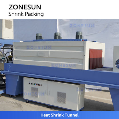 ZONESUN ZS-SPL7 Automatic PE Film Heat Shrink Machine Bottled Shrink Wrapper