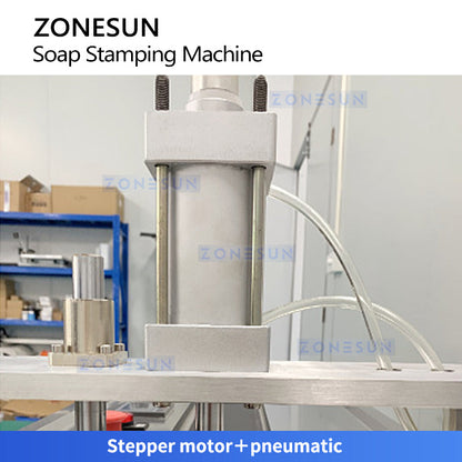 ZONESUN ZS‑AZS1 Automatic Soap Logo Stamping Machine with Custom Dies