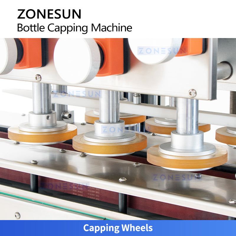 ZONESUN ZS-XG440B 20-100mm Fliptop Spray Twist Off máquina taponadora neumática