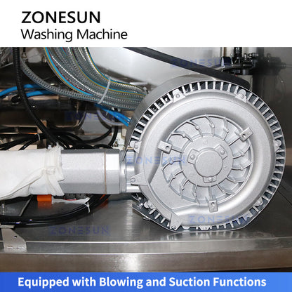 ZONESUN ZS-NIC3 Ionized Air Rinse Machine for PET and Glass Bottle Cleaning