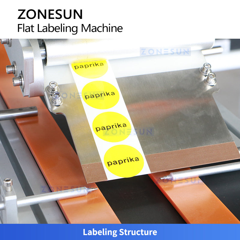 ZONESUN ZS-TB161PO Automatic High-Speed Flat Labeling Machine with Real-Time Inkjet Printing