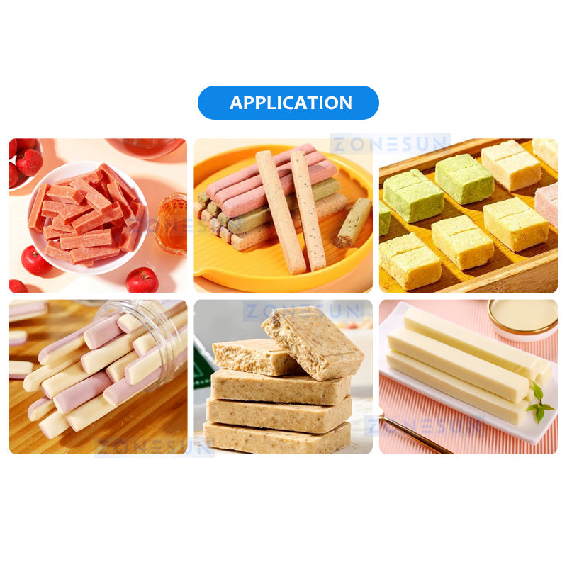 ZONESUN ZS‑ECM1 Protein & Energy Bar Extruder Cutter for Food Production