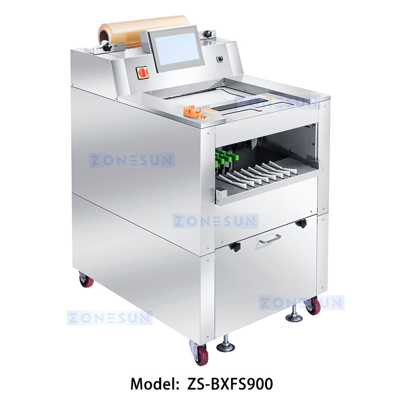 ZONESUN ZS-BXFS700 Automatic Tray Wrapper for Fresh Produce Packaging Efficiency