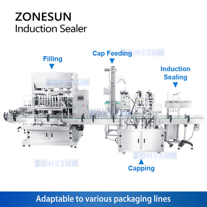 Zonesun ZS-FK3300 Induction Sealing Machine for Cap Versatility