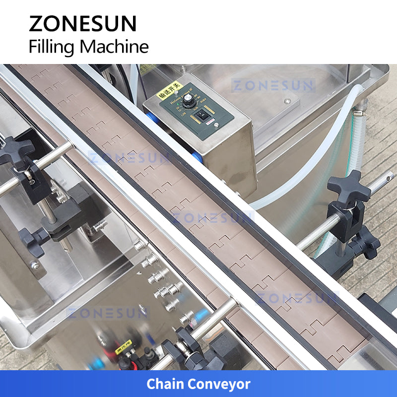 ZONESUN ZS-YT2T-2PXD Automatic Servo Piston Pump Filling Machine 2 Heads  Shampoo Lotion Paste  Filler