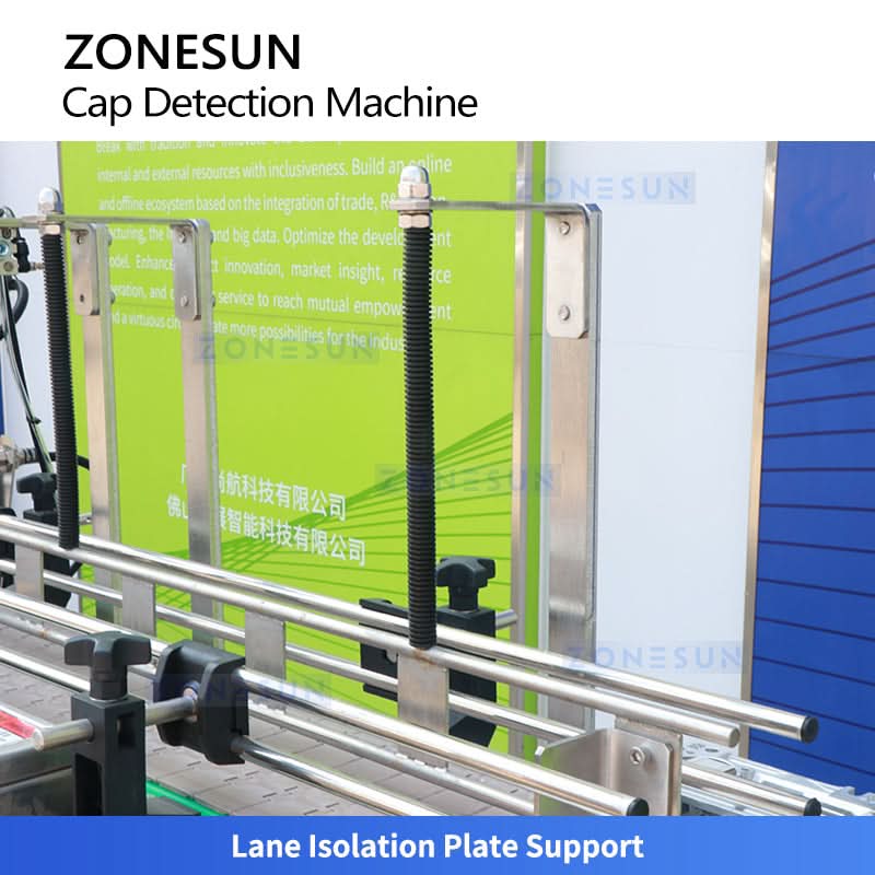 ZONESUN ZS-MD2 Automatic Cap Detection Machine for Tilted Cap Loose Cap & Foil Liner Inspection System