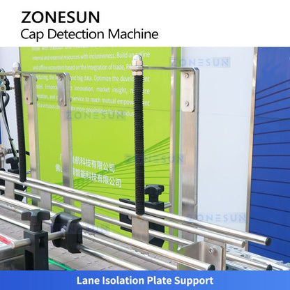 ZONESUN ZS-MD2 Automatic Cap Detection Machine for Tilted Cap Loose Cap & Foil Liner Inspection System