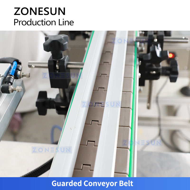 Zonesun ZS-AFCL7 Automatic Packaging Line for Pointed Glue Bottles and Flat Labels