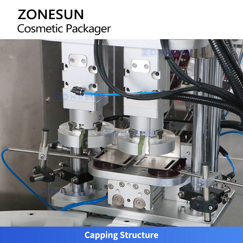 ZONESUN ZS-AFC28B Automatic Lotion Paste Filling Cap Capping Machine
