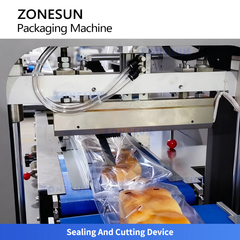 ZONESUN ZS-ZB350X2 Automatic Pillow Vacuum Packing Machine Horizontal Wrapper