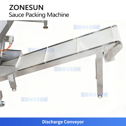 ZONESUN ZS-RPFS120X Automatic VFFS Packing Machine for Honey and Cream Sachet Filling & Sealing